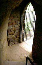 Gate and entrance to Mortimer's Hole