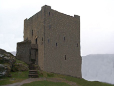 Peveril Castle as it may have appeared to Robin of Locksley