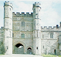 Battle Abbey gatehouse erected near where Harold may have fell.