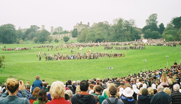 Re-enactment of the 'Battle of Hastings'