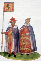David II [Bruce] and his wife Joan, sister of Edward III.
