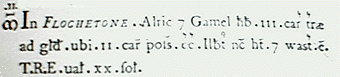 The Domesday entry for Flockton in 1086, Midgley Nr. Wakefield did not exist.