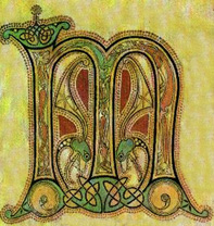 Initial M from St. Mark's Gospel
