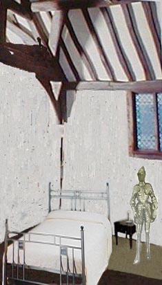 A computer generated image of the room in the gatehouse ca. 1938