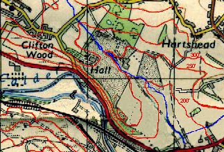 The site of Kirklees Priory and the purported site of Robin Hood's grave.