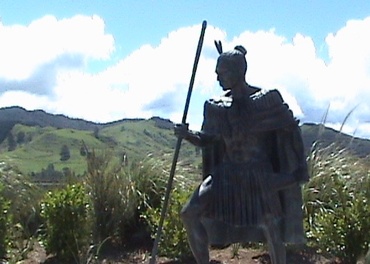 Maori Warrior at Waihi