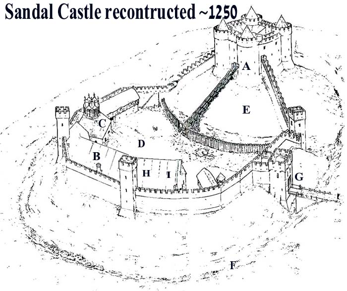Sandal Castle ~ 1250