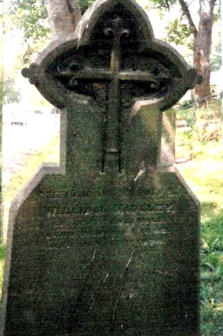 Headstone of William Midgley died Ledston 1874